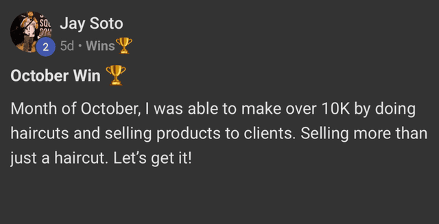 Student achievement - Business scaling